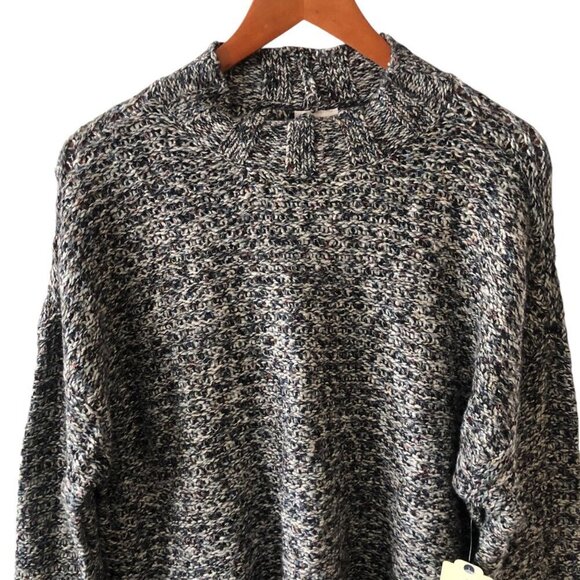 St. John's Bay Open-Knit Pullover Sweater Size XXL Mock Neck Multi-color - Picture 2 of 6